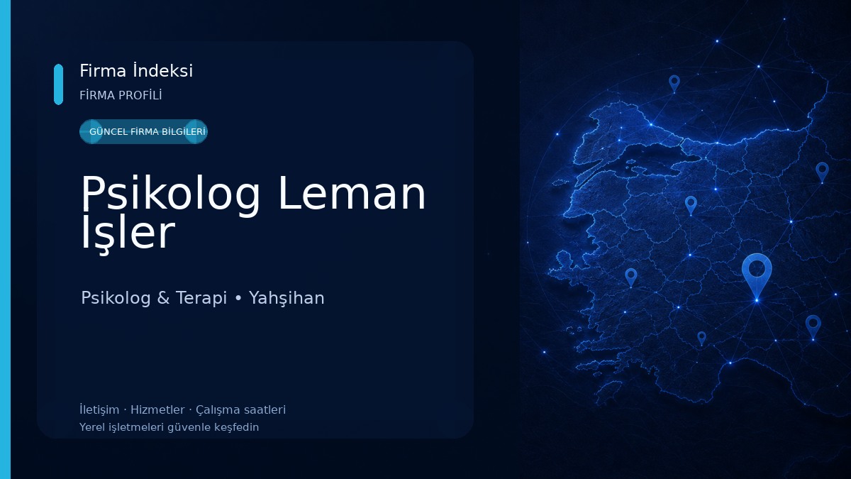 Psikolog Leman İşler Psikolog & Terapi