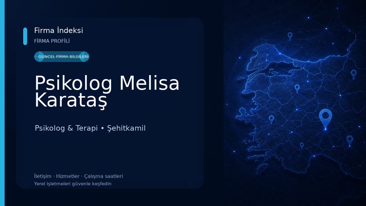 Psikolog Melisa Karataş