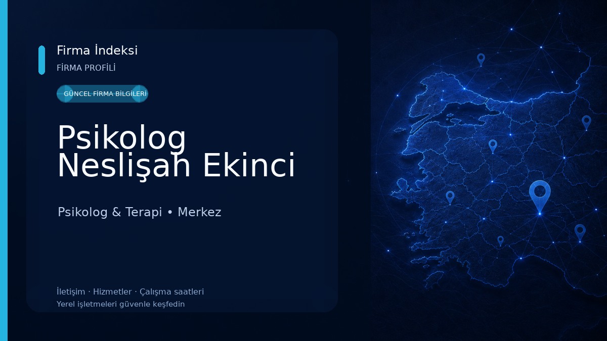 Psikolog Neslişah Ekinci