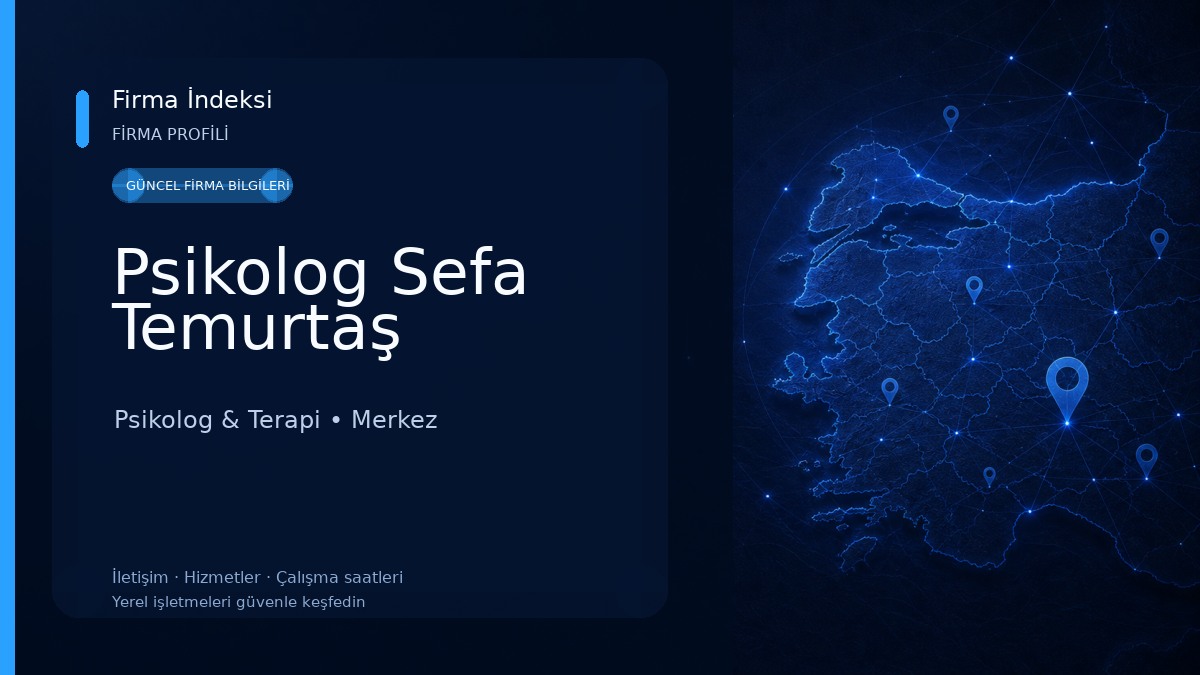 Psikolog Sefa Temurtaş