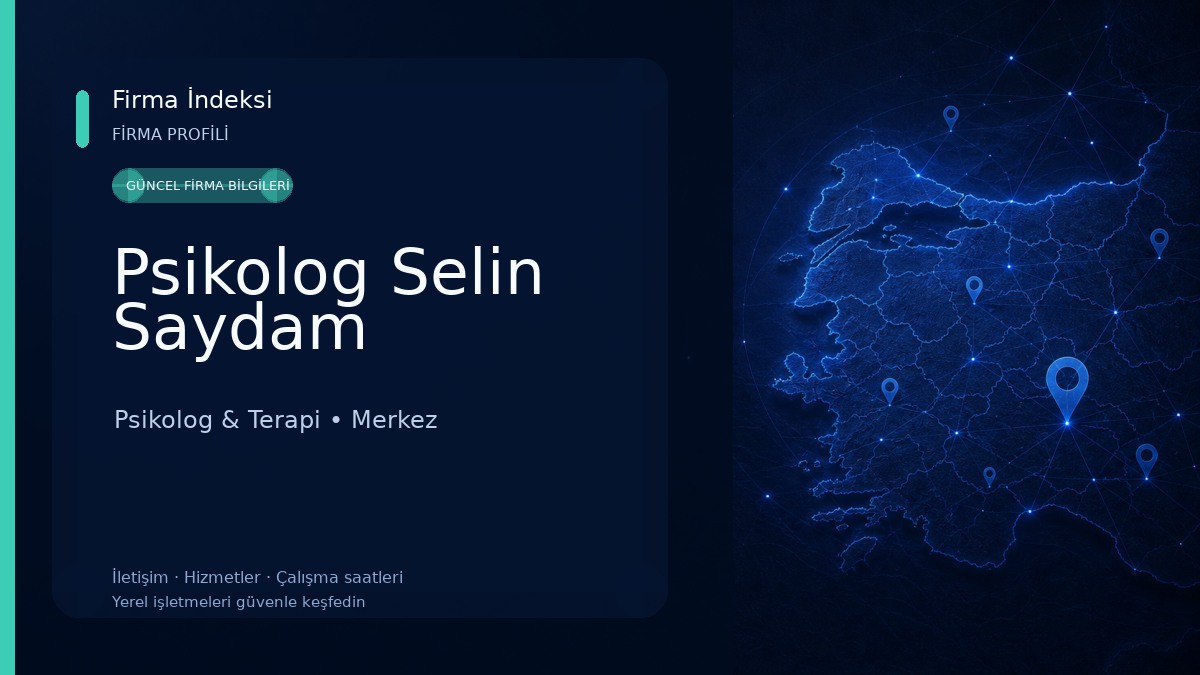 Psikolog Selin Saydam Psikolog & Terapi