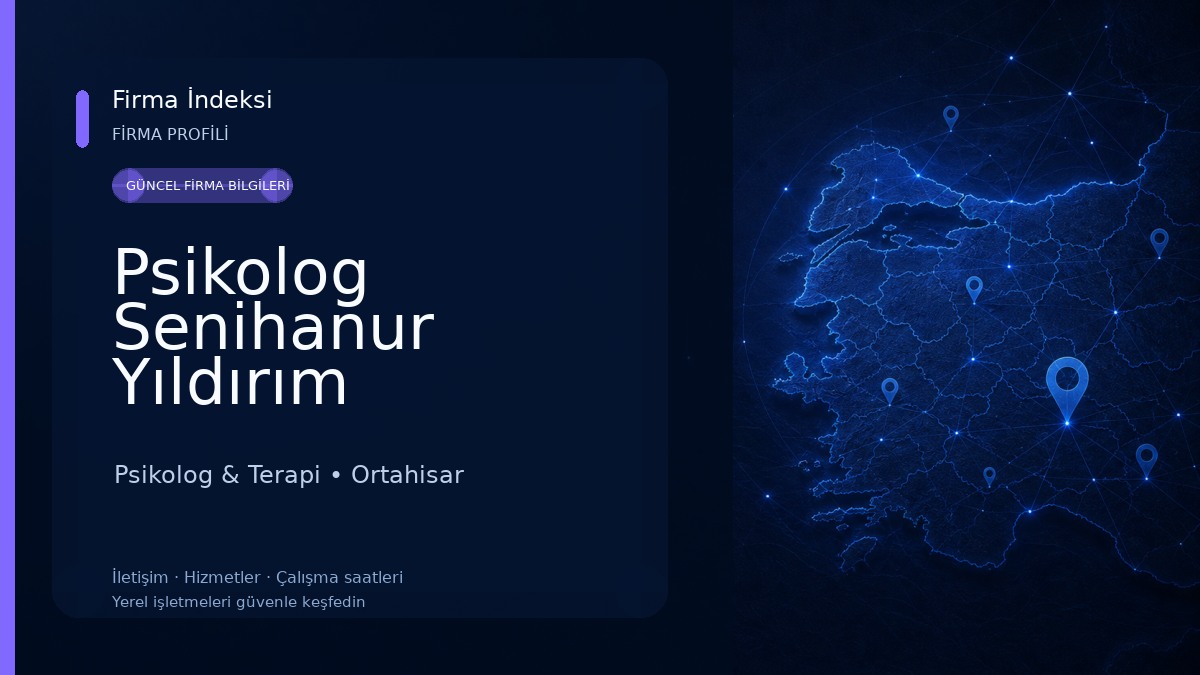 Psikolog Senihanur Yıldırım Psikolog & Terapi