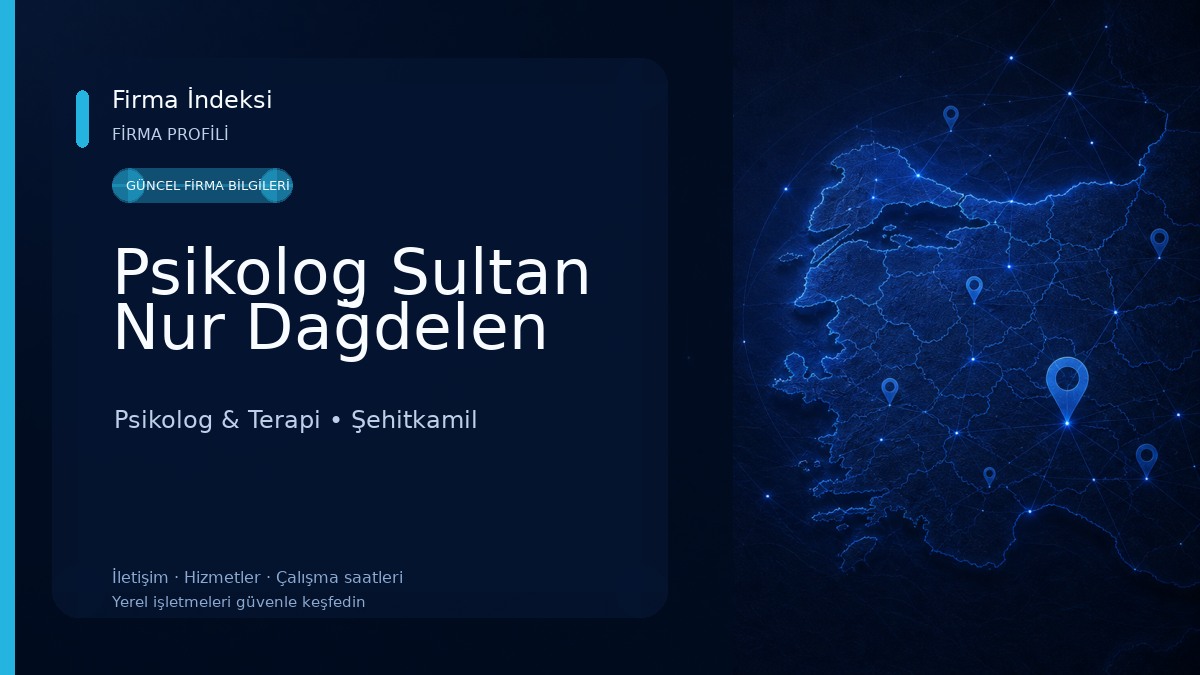Psikolog Sultan Nur Dağdelen