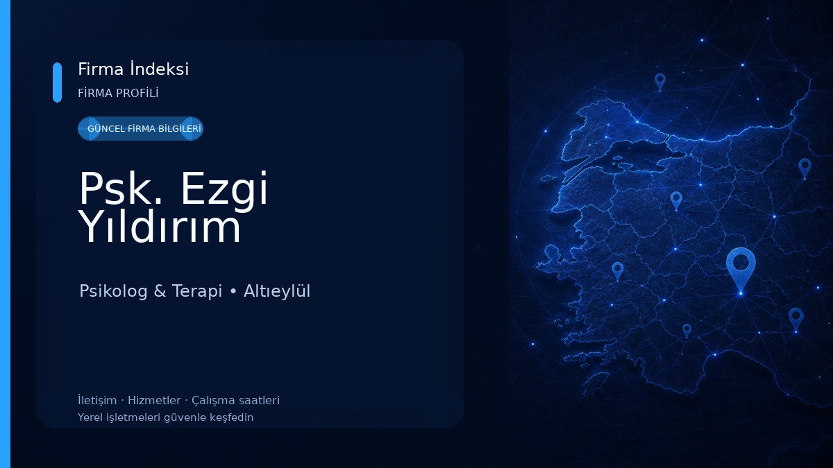 Psk. Ezgi Yıldırım Psikolog & Terapi