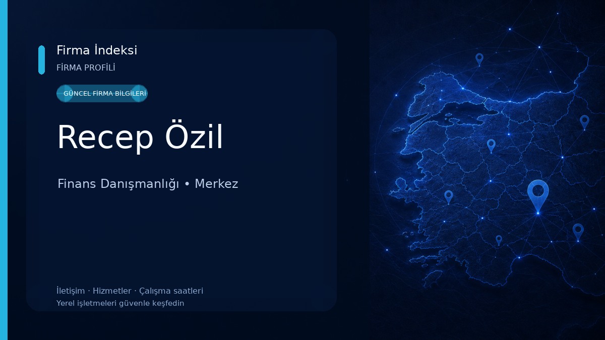 Recep Özil Finans Danışmanlığı