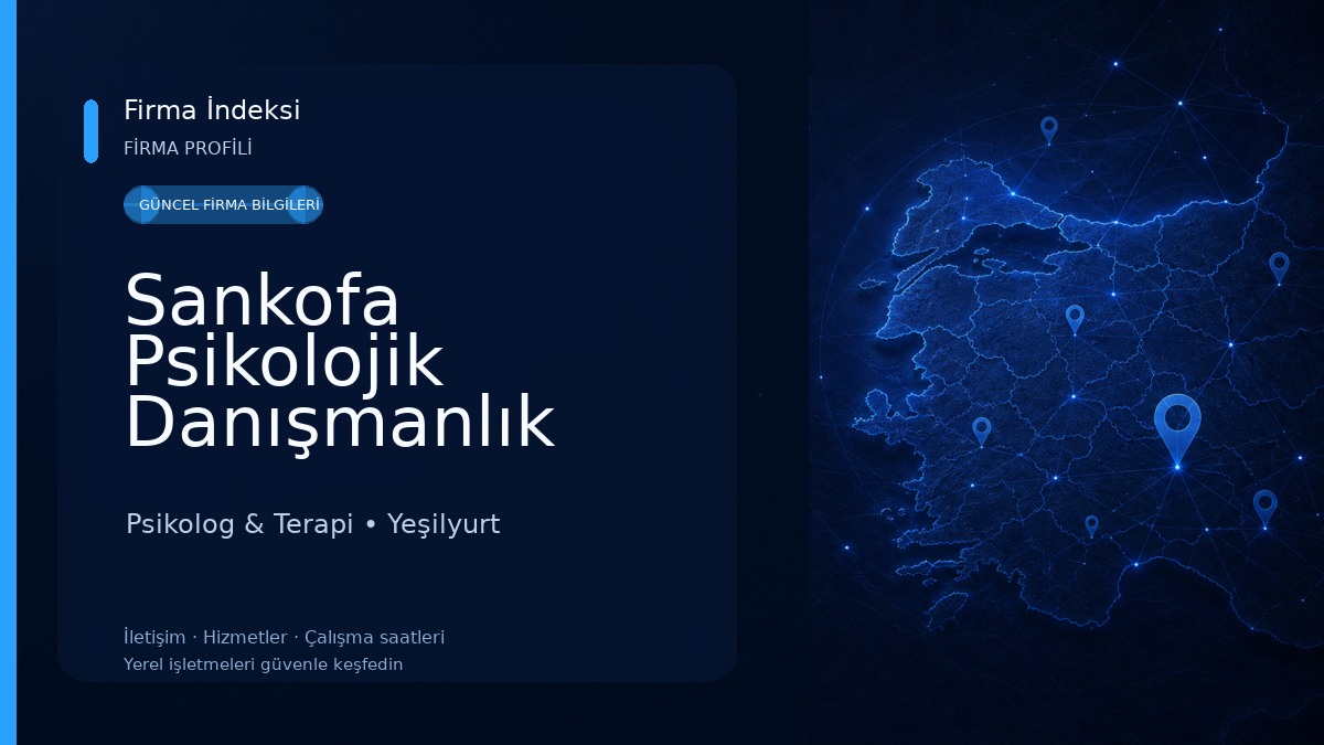 Sankofa Psikolojik Danışmanlık Merkezi Psikolog & Terapi