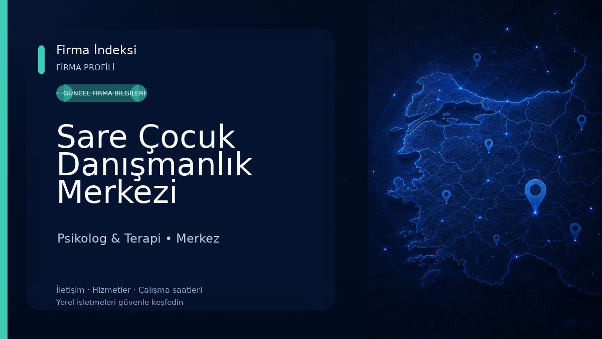 Sare Çocuk Danışmanlık Merkezi (Kütahya Oyun Terapisi) Psikolog & Terapi