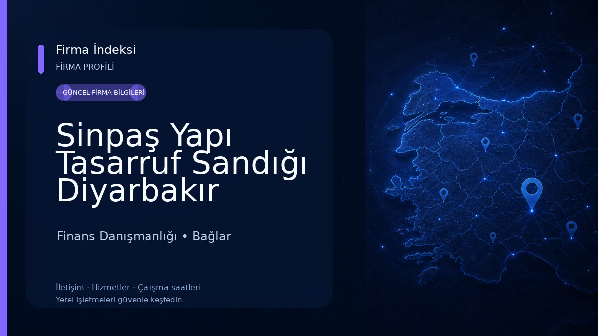 Sinpaş Yapı Tasarruf Sandığı Diyarbakır