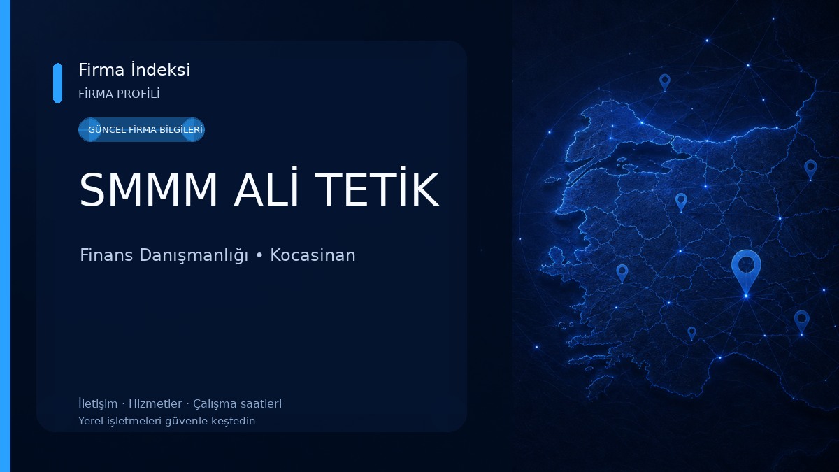 SMMM ALİ TETİK