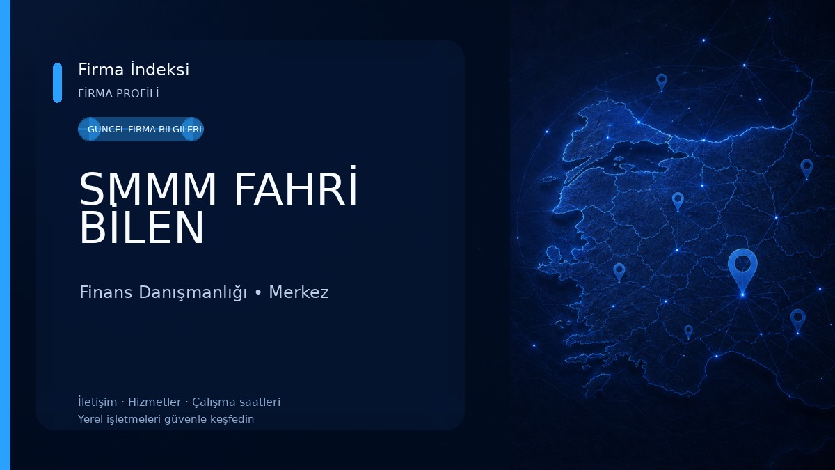 SMMM FAHRİ BİLEN 