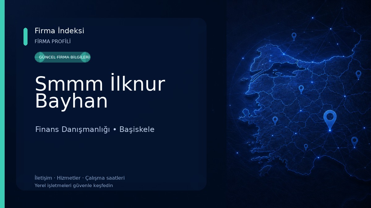 Smmm İlknur Bayhan Finans Danışmanlığı