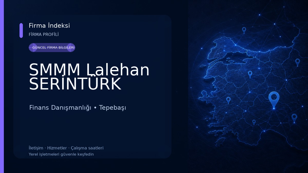 SMMM Lalehan SERİNTÜRK