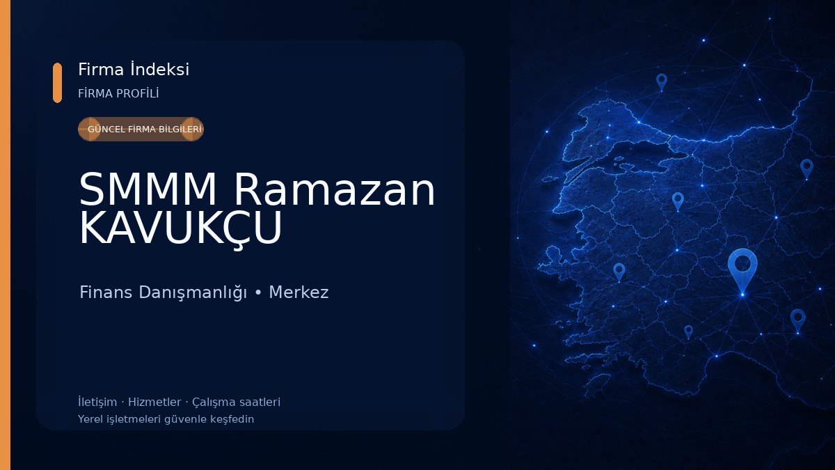 SMMM Ramazan KAVUKÇU 
