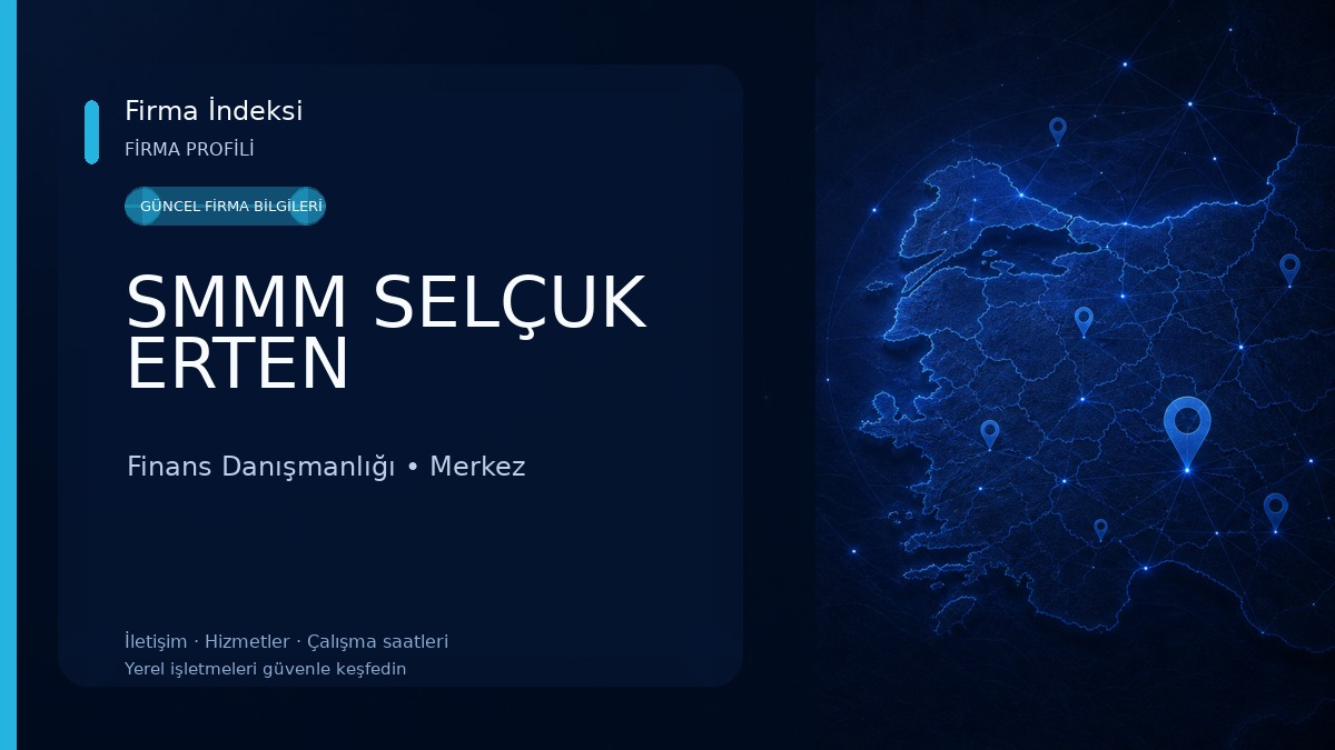 SMMM SELÇUK ERTEN Finans Danışmanlığı