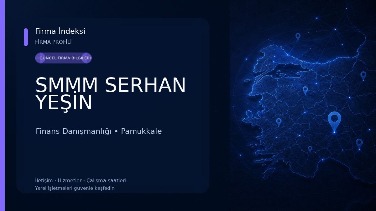 SMMM SERHAN YEŞİN