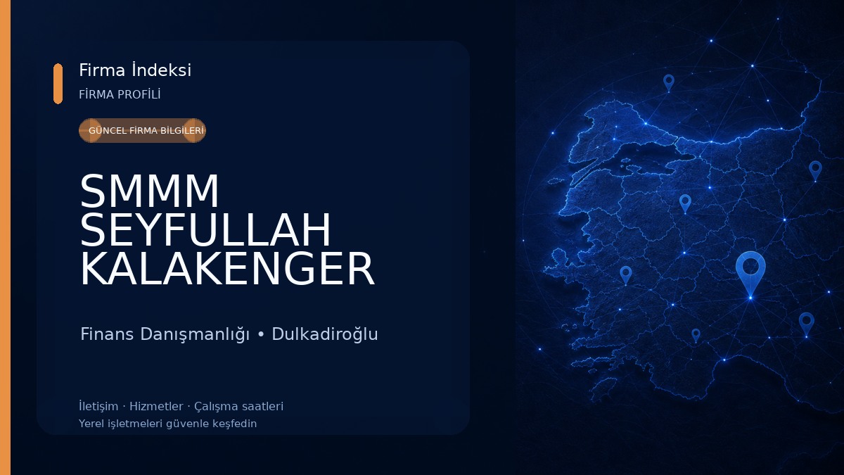 SMMM SEYFULLAH KALAKENGER 
