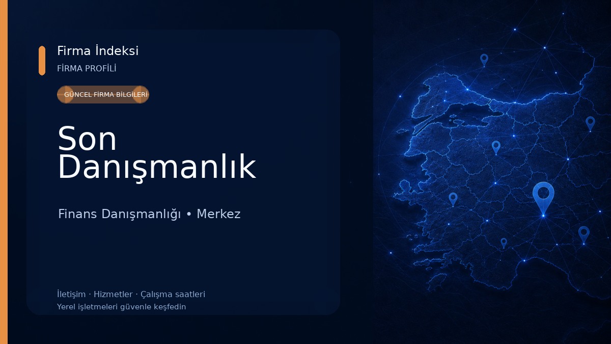 Son Danışmanlık 