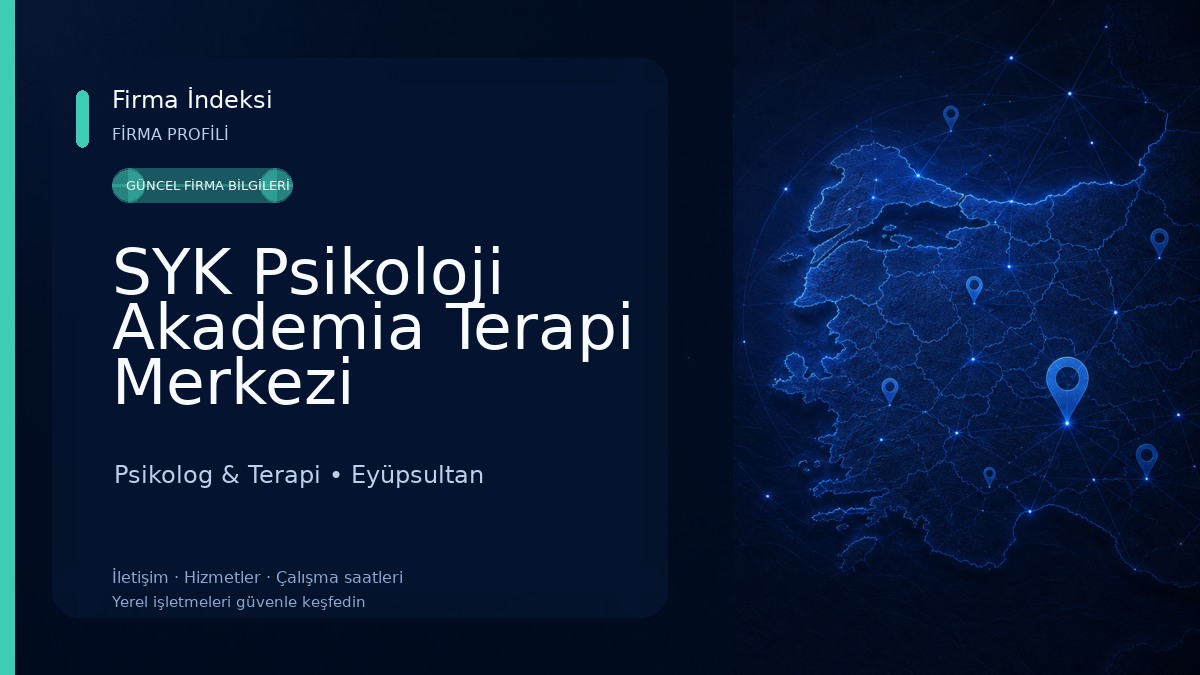 SYK Psikoloji Akademia Terapi Merkezi Psikolog & Terapi