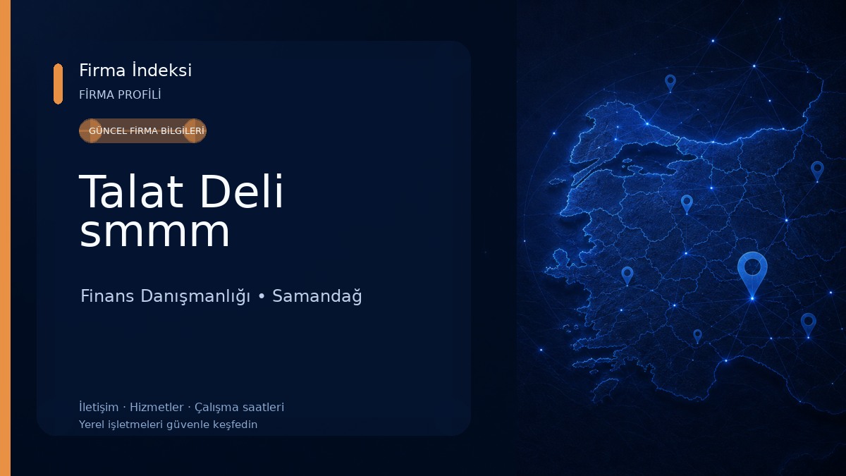 Talat Deli smmm Finans Danışmanlığı