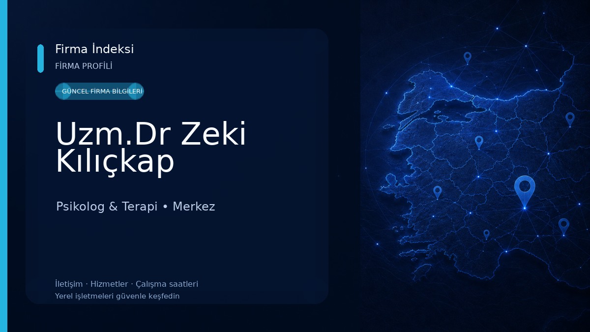 Uzm.Dr Zeki Kılıçkap
