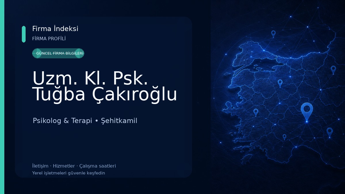 Uzm. Kl. Psk. Tuğba Çakıroğlu 
