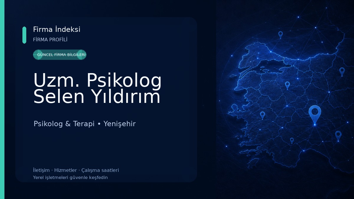 Uzm. Psikolog Selen Yıldırım Psikolog & Terapi