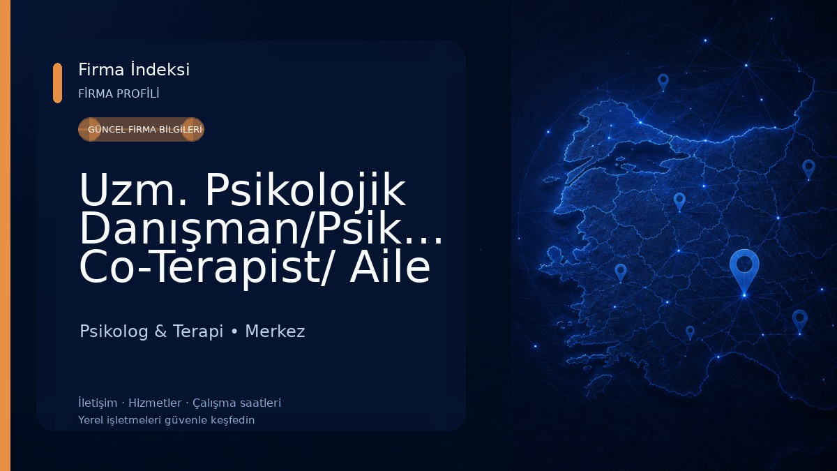 Uzm. Psikolojik Danışman/Psikodrama Co-Terapist/ Aile Danışmanı Rukiye KARACA-Sivas PsikoLIFE Psikolog & Terapi