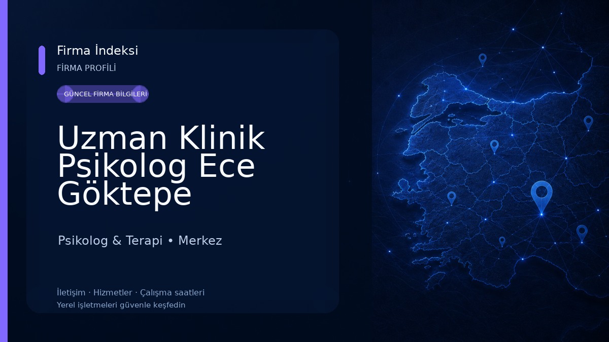 Uzman Klinik Psikolog Ece Göktepe