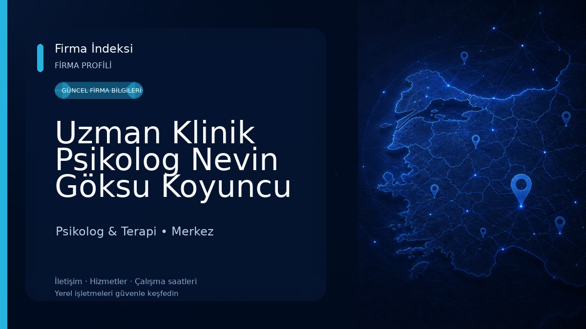 Uzman Klinik Psikolog Nevin Göksu Koyuncu 