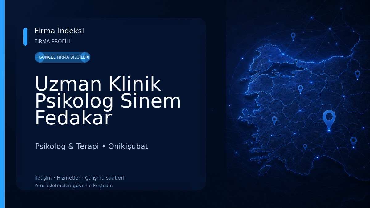 Uzman Klinik Psikolog Sinem Fedakar