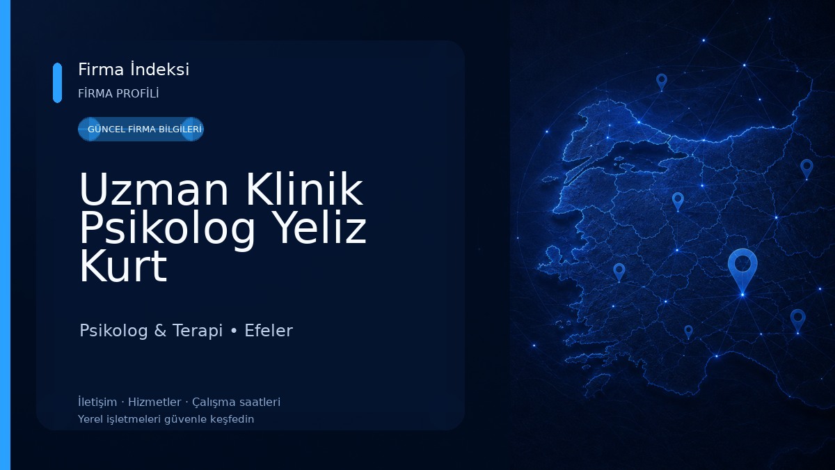 Uzman Klinik Psikolog Yeliz Kurt