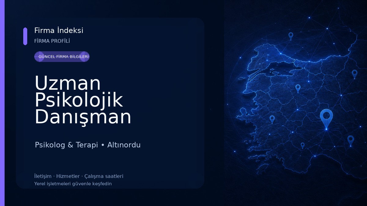 Uzman Psikolojik Danışman Oğuzhan KILIÇ Psikolog & Terapi