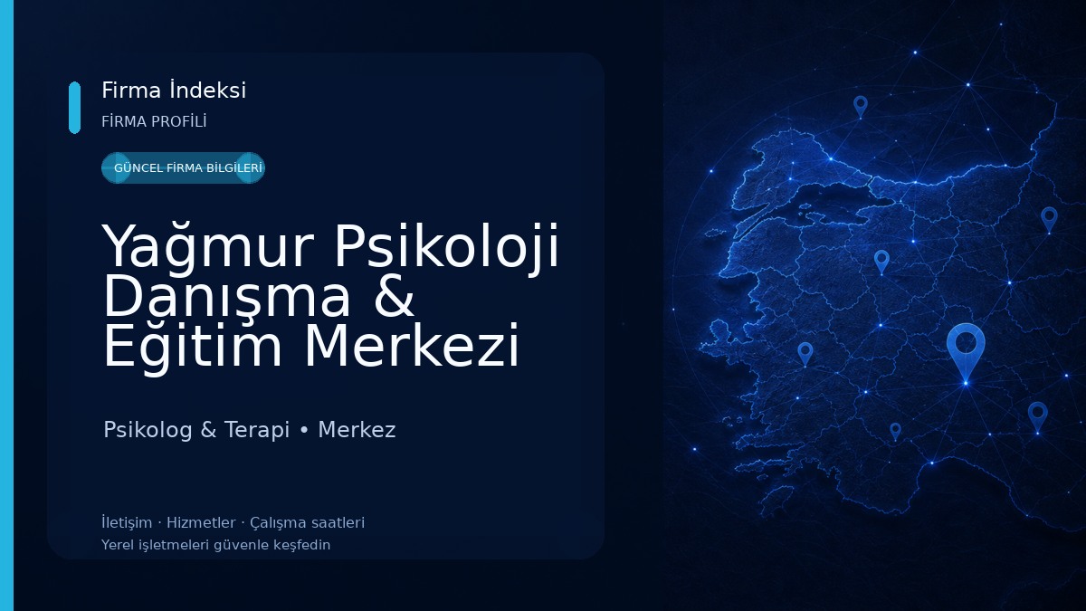 Yağmur Psikoloji Danışma & Eğitim Merkezi Psikolog & Terapi