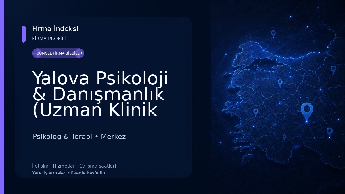 Yalova Psikoloji & Danışmanlık (Uzman Klinik Psikolog Zekeriya ÖREN) Psikolog & Terapi