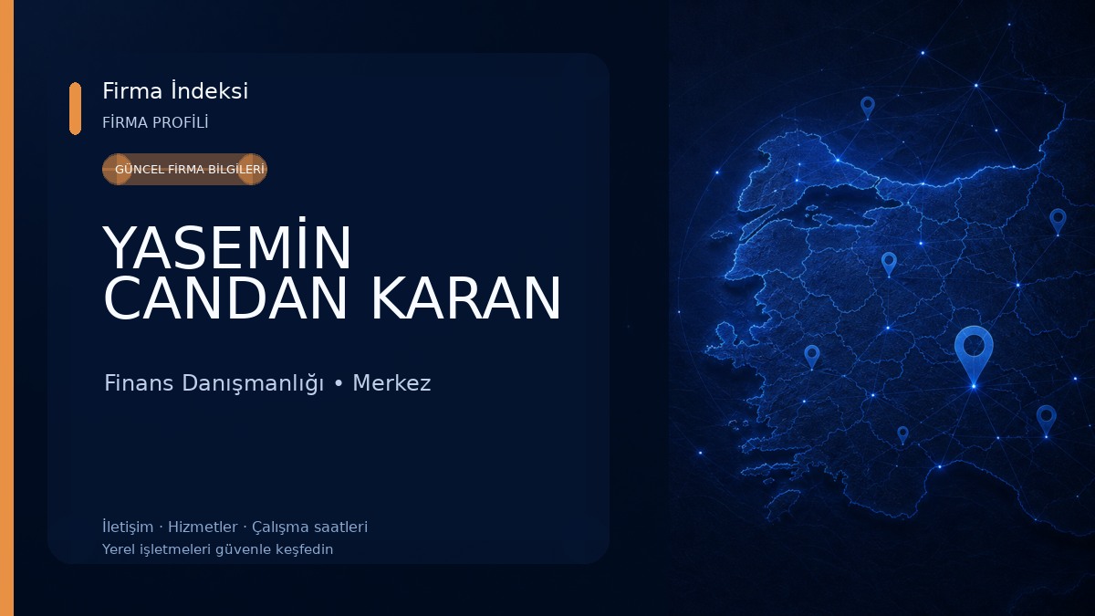 YASEMİN CANDAN KARAN Finans Danışmanlığı